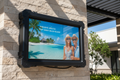 LDH55-EAO400K 55 inch outdoor LED display mounted on wall